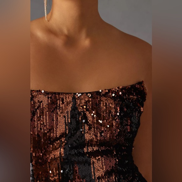 NWT By Anthropologie Sequin Mini Dress - Picture 5 of 14
